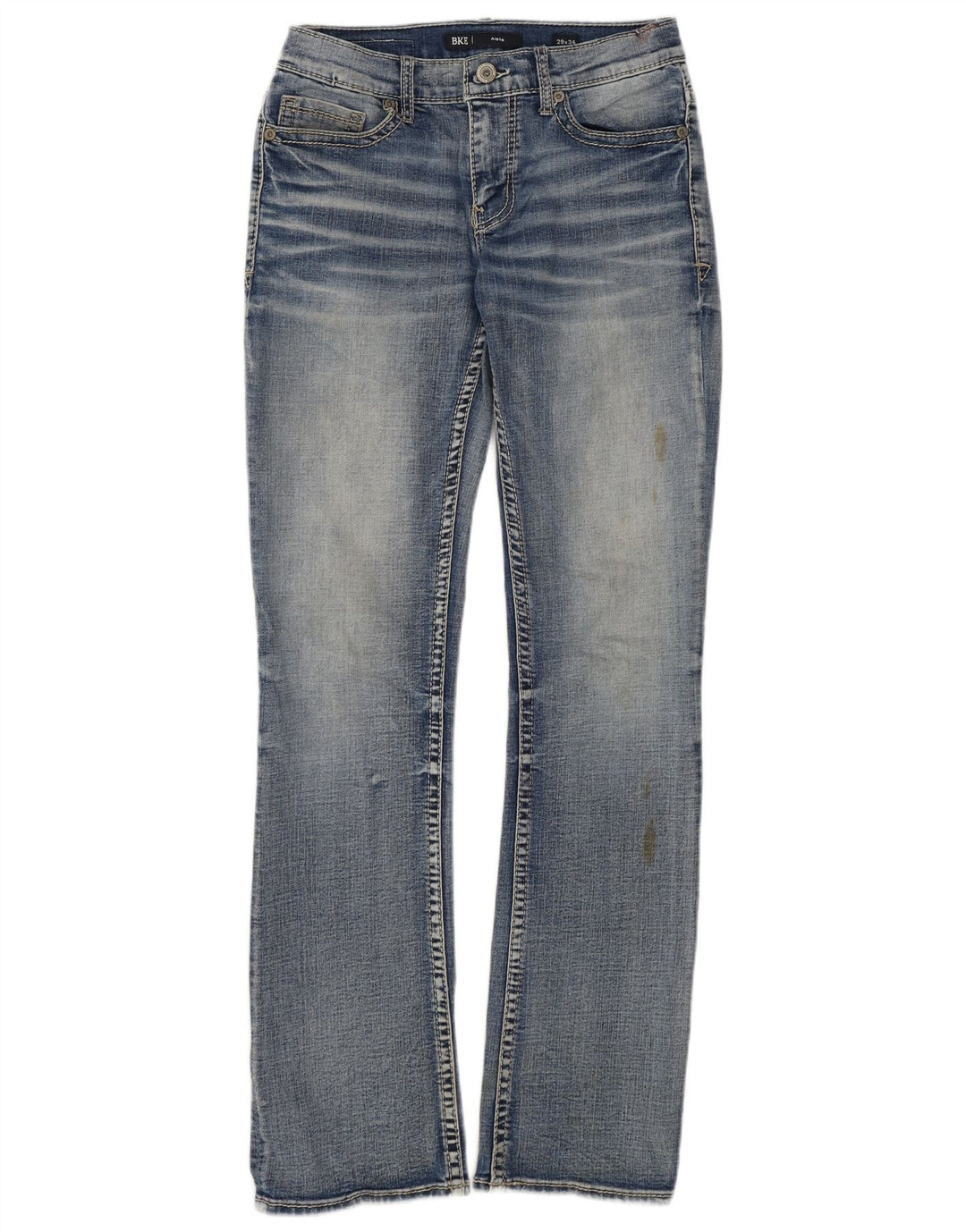 BKE Vaqueros Aiden Bootcut para mujer W29 L34 Algodón azul
