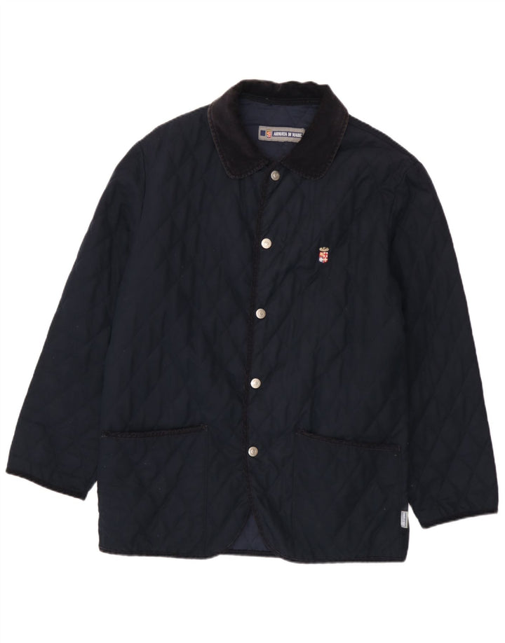 Armata Di Mare Chaqueta acolchada para hombre UK 40 Grande Poliéster azul marino