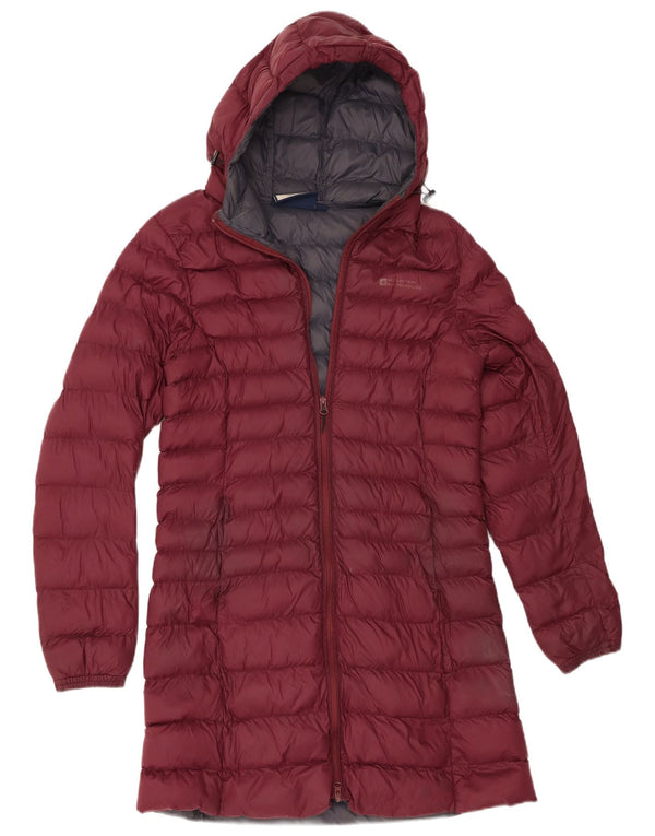 Chaqueta acolchada con capucha para mujer Mountain Warehouse UK 42 Medium Borgoña Nylon