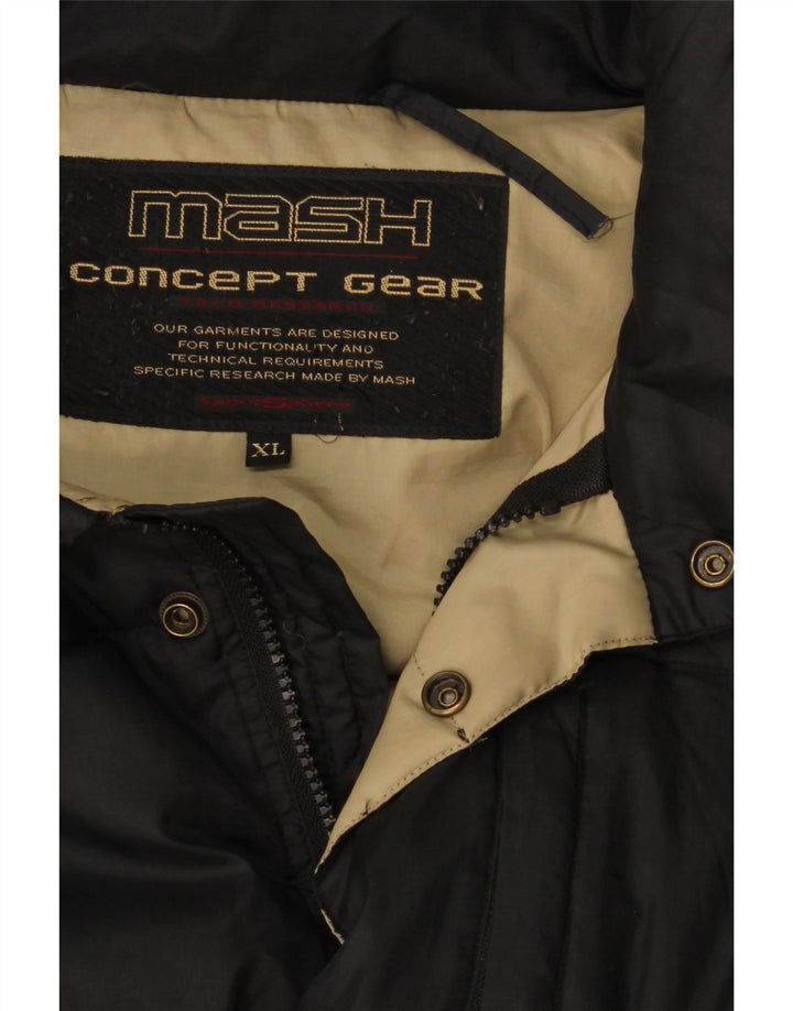 Mash Chaqueta acolchada con capucha para hombre UK 42 XL Negro