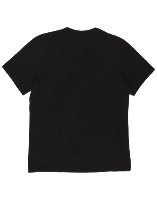 Nike Camiseta gráfica para hombre Top mediano de algodón negro