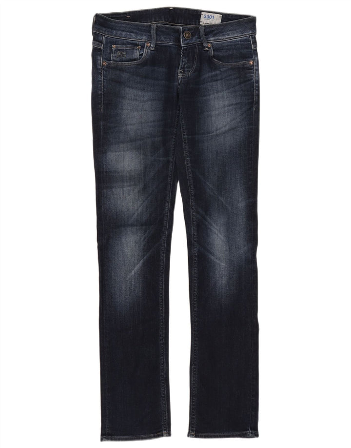 Vaqueros G-Star Mujer 3301 Slim W30 L31 Azul Marino