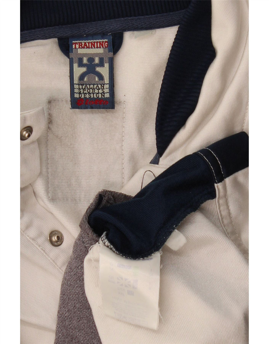 LOTTO Chaqueta de chándal para hombre UK 44/46 2XL Poliéster color block blanco