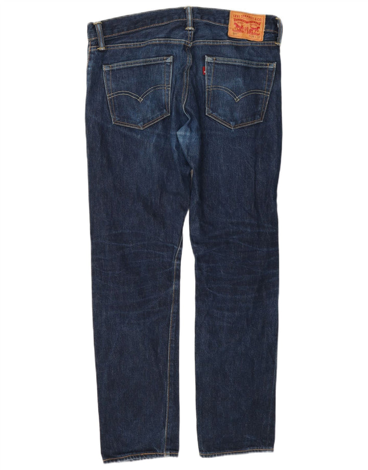 Levi's Hombre 511 Slim Jeans W34 L32 Algodón Azul