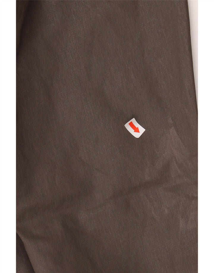 ZARA Mujer Pantalón Casual Pitillo W26 L28 Marrón Algodón