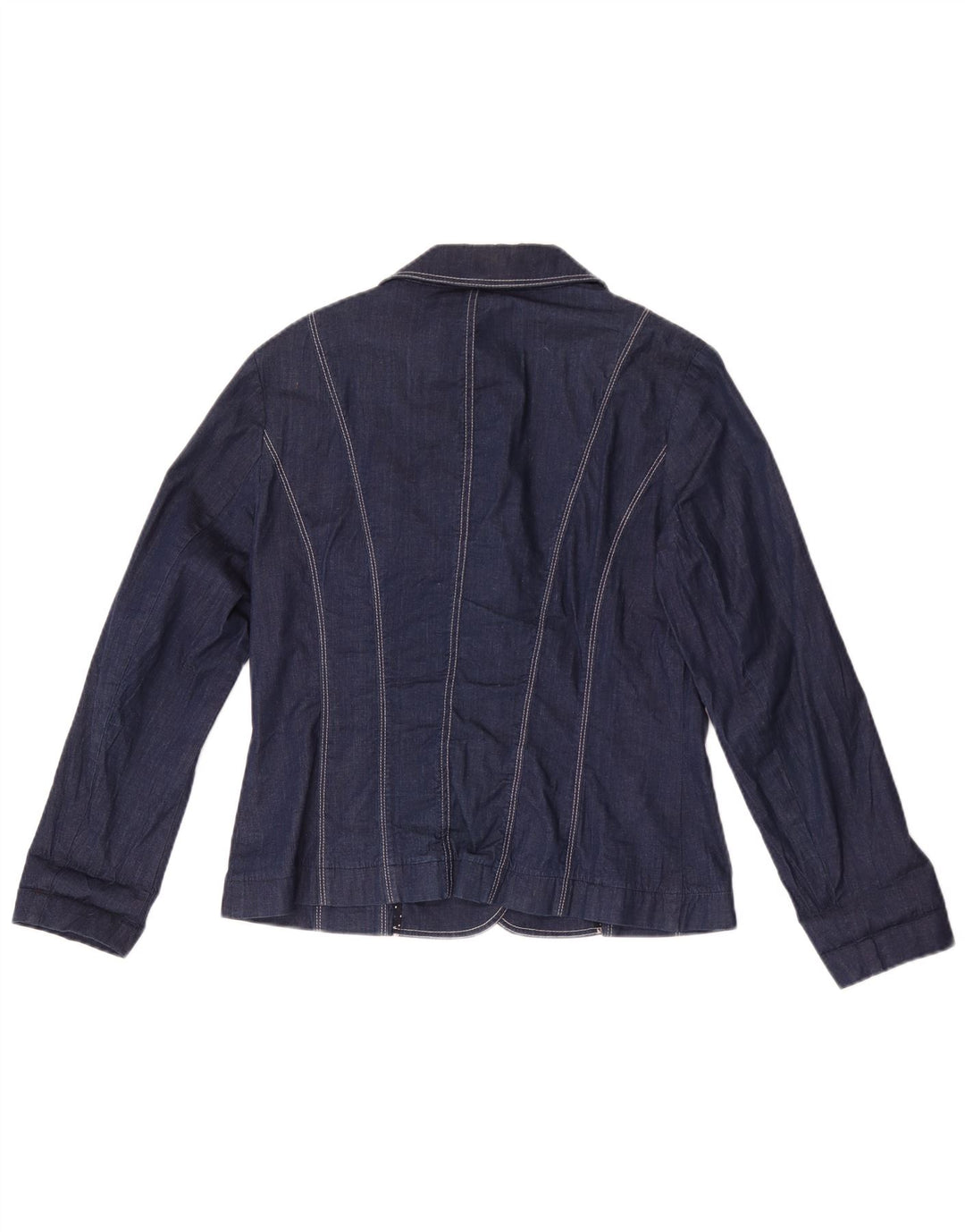 Conrad Chaqueta vaquera de 3 botones para mujer US 8 Azul marino mediano