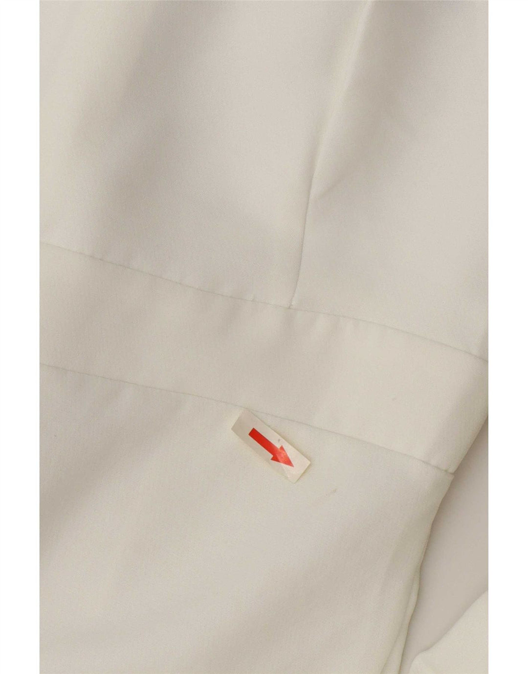 Zara Mujer Mono Sin Tirantes UK 8 Small Poliéster Blanco