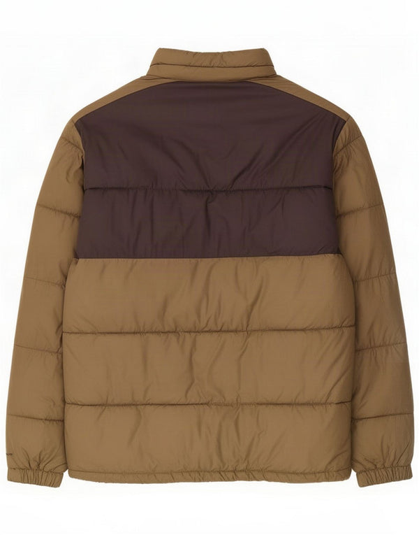 Chaqueta acolchada Columbia para hombre ES 42 XL Caqui Poliéster con bloques de color