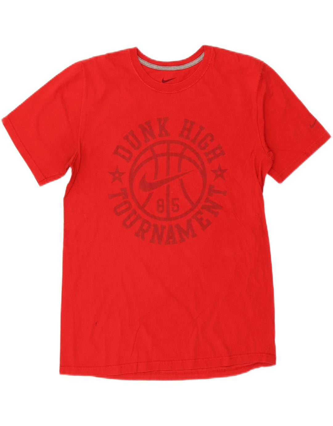 NIKE Mens Coupe Standard Standard Fit Graphic T-Shirt Top Medium Red Vintage Nike and Second-Hand Nike from Messina Hembry 