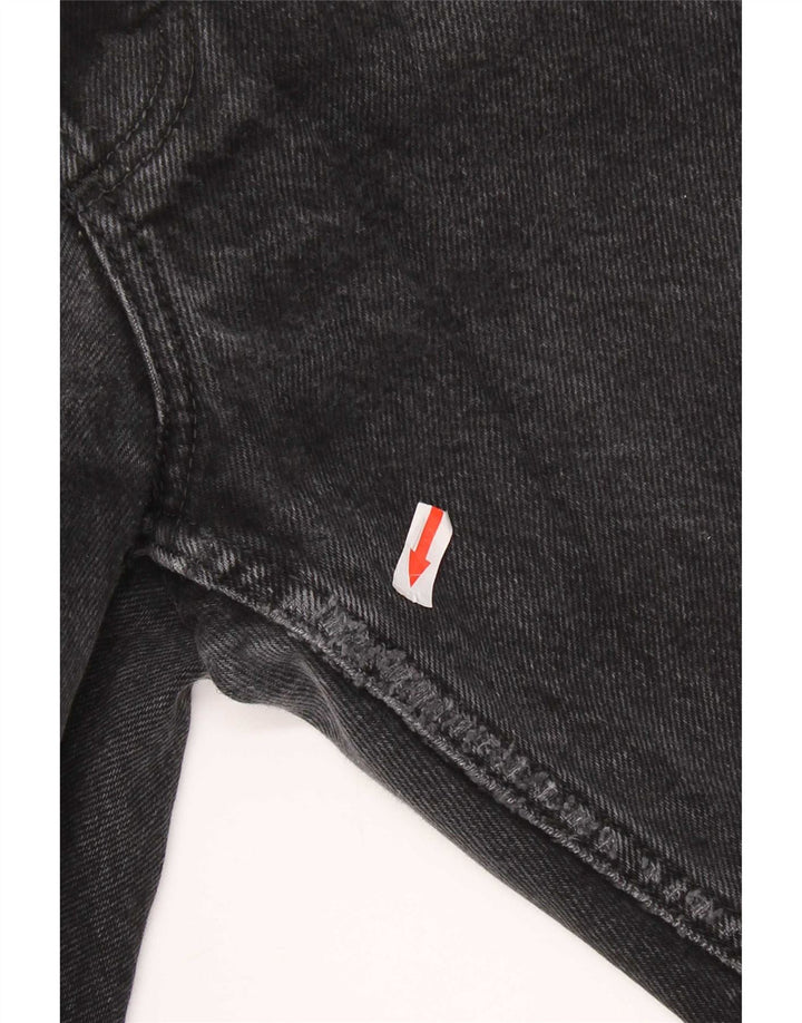 Lee Vaqueros Rectos Chicago para Hombre W34 L29 Algodón Negro
