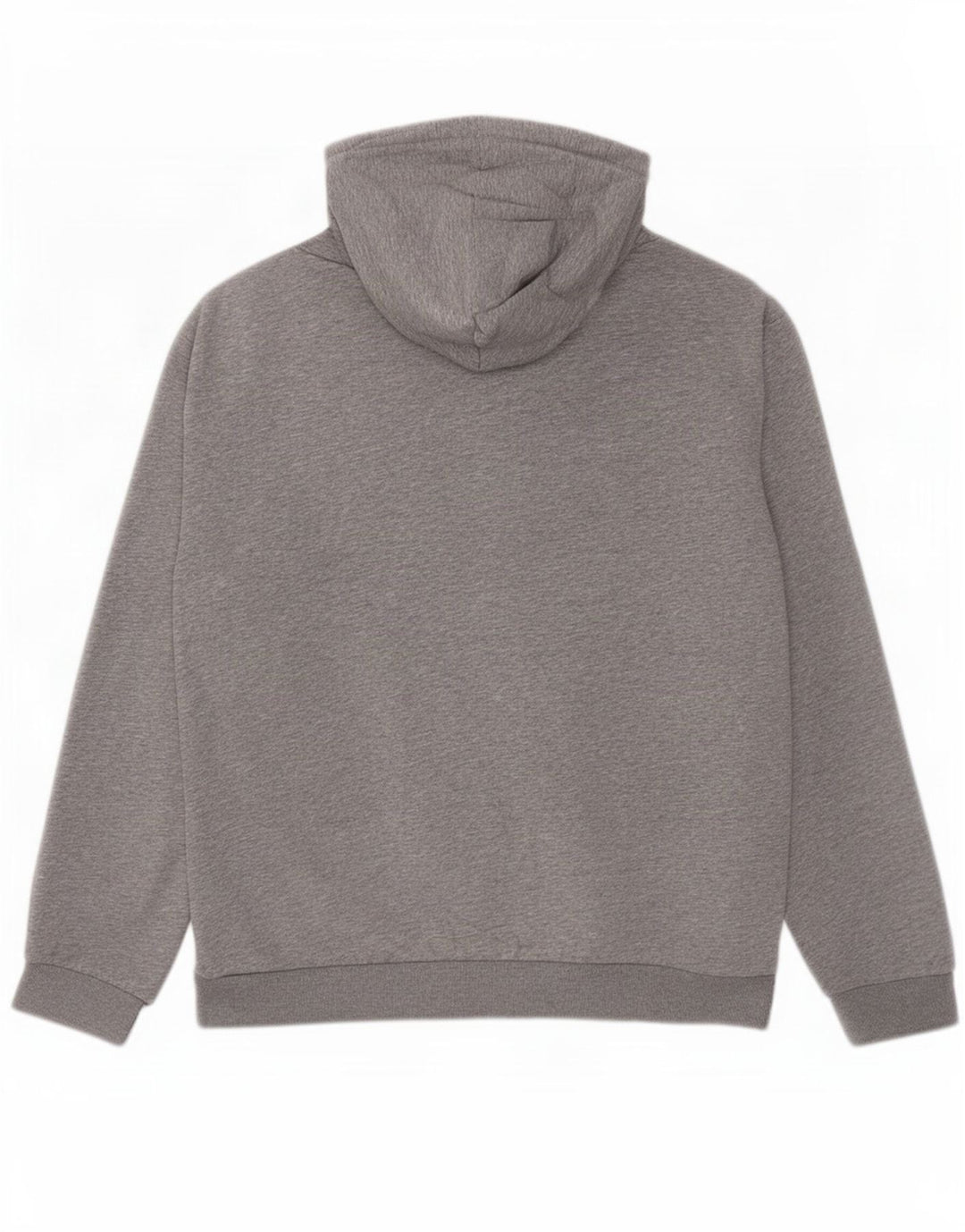 Adidas Hombre Sudadera Con Capucha Jumper Gris Medio Algodón Moteado