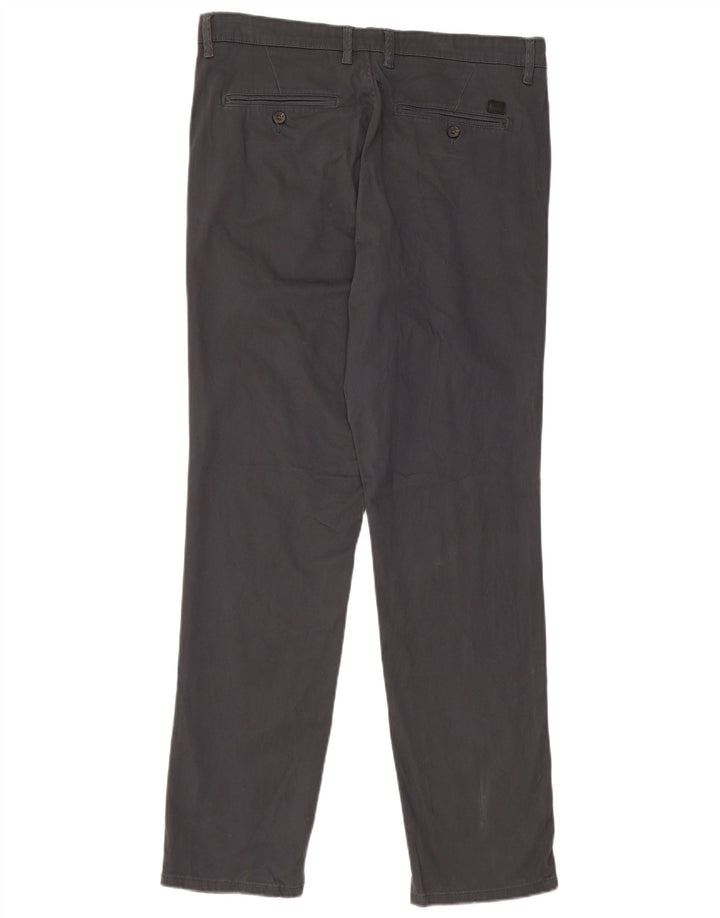 JACK & JONES Pantalón chino slim para hombre W32 L32 Algodón gris