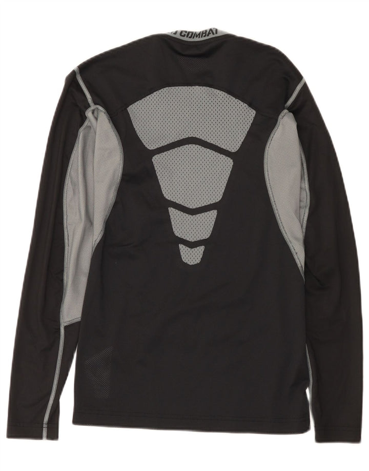 Nike - Camiseta Dri Fit para hombre, manga larga, poliéster color negro pequeño