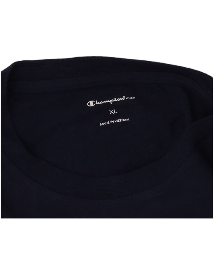 Champion Camiseta Gráfica Hombre Top XL Azul Marino