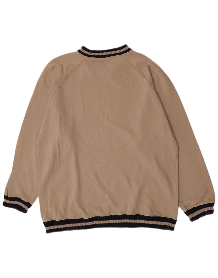 Wrangler Hombre Sudadera Jumper Large Beige Algodón