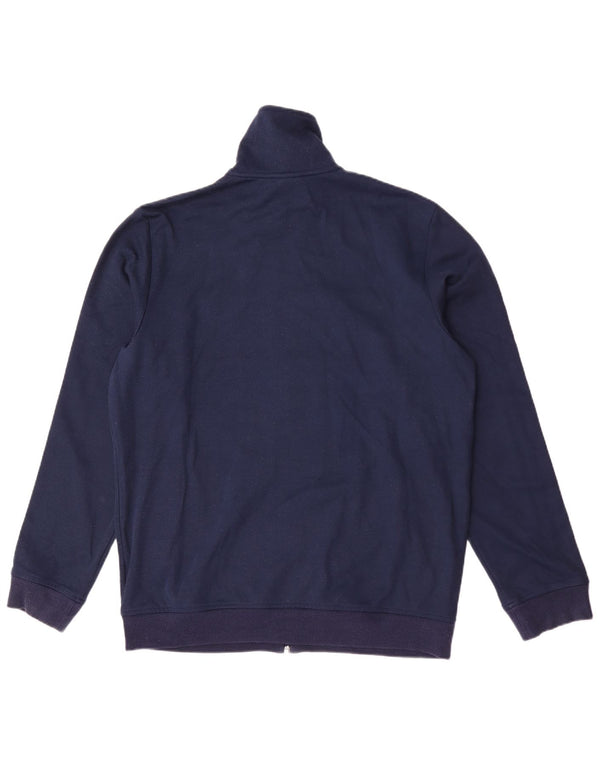 Adidas Hombre Chándal Top Chaqueta Mediana Azul Marino Colorblock Deportes