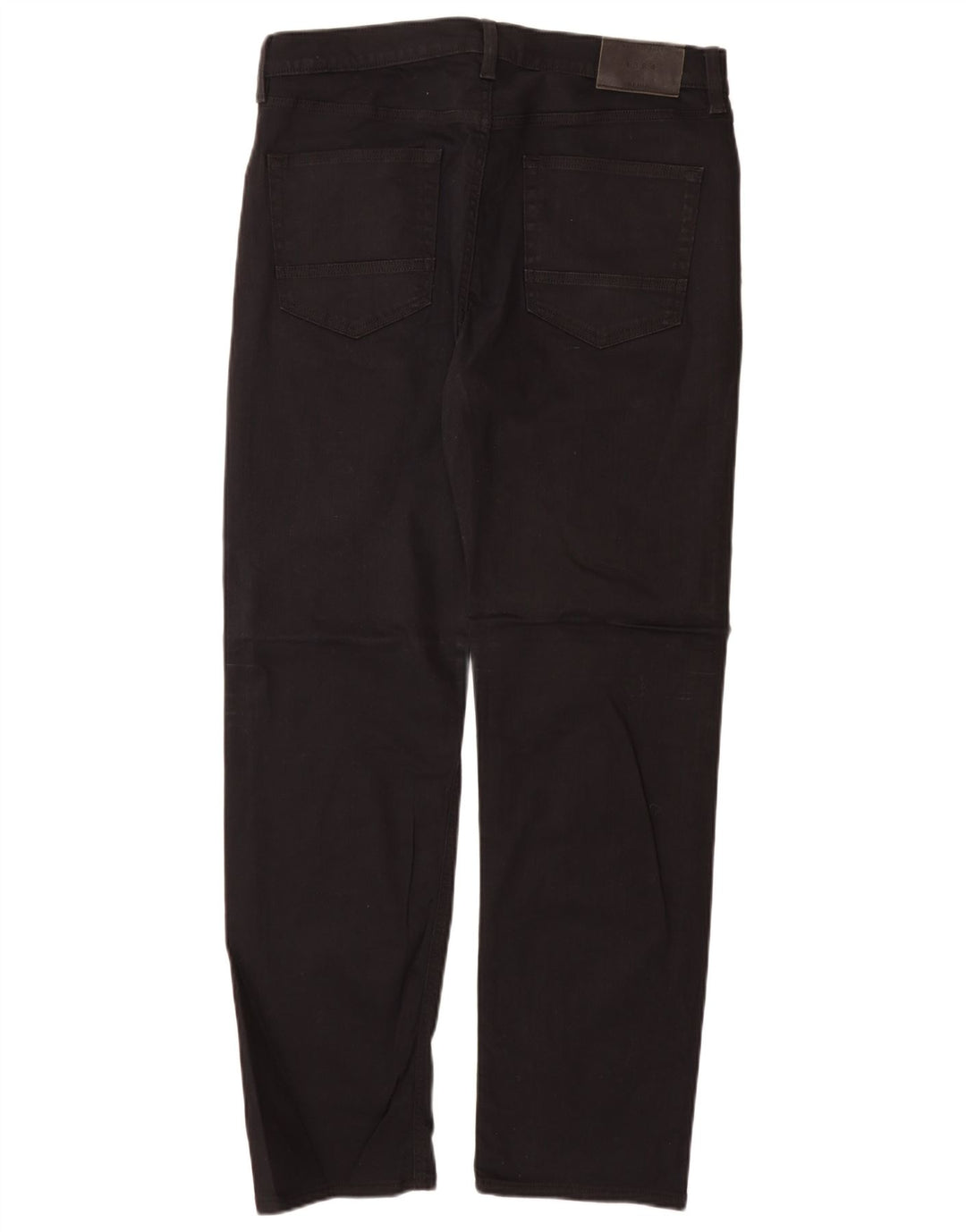 Marks & Spencer Vaqueros rectos regulares para hombre W34 L31 Algodón negro