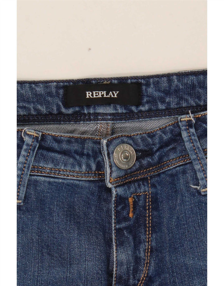 Vaqueros pitillo para mujer Replay W29 L31 Azul