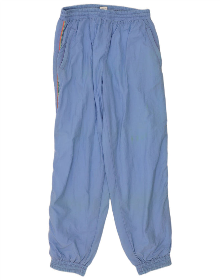 Pantalones de chándal vintage para hombre Joggers de poliamida a rayas azules grandes