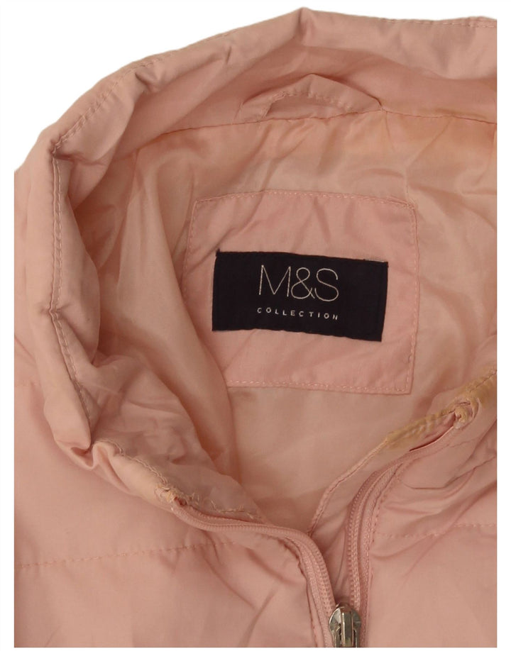 Marks & Spencer Chaqueta acolchada para mujer Reino Unido 44 Grande Rosa