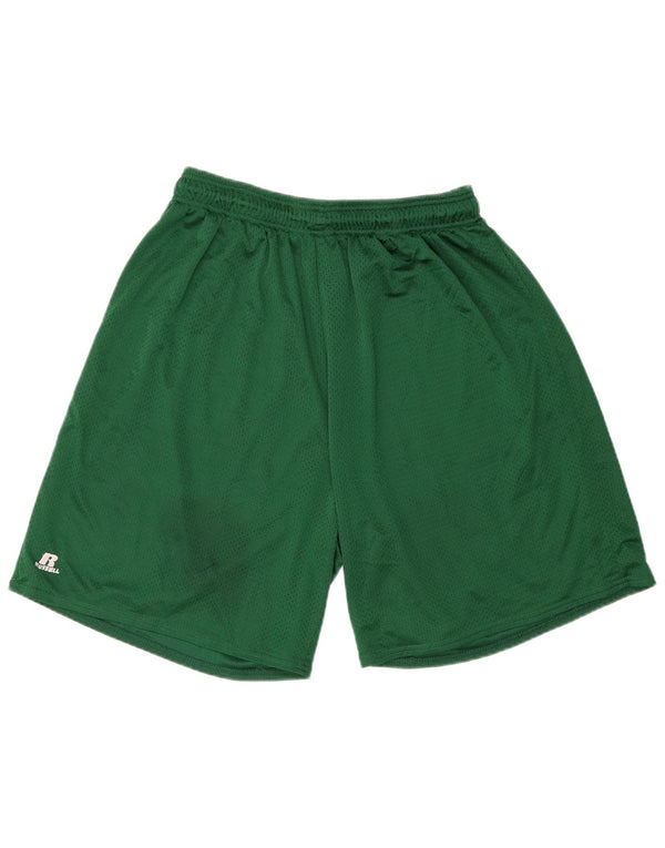 Russell Athletic Pantalones cortos deportivos para hombre XL Poliéster verde