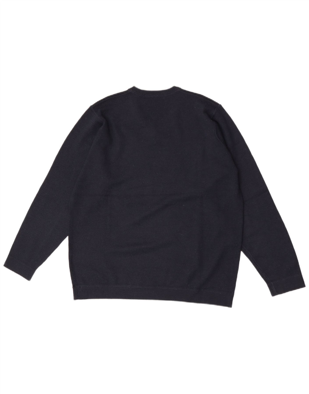 Marks & Spencer Suéter con cuello en V para hombre Acrílico azul marino mediano