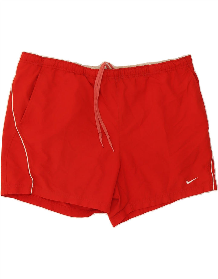 NIKE Mens Swimming Shorts XL  Red Polyester Vintage Nike and Second-Hand Nike from Messina Hembry 