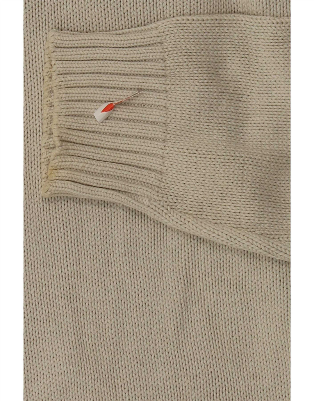 Murphy & Nye Jersey con cuello y cremallera para hombre de algodón beige medio