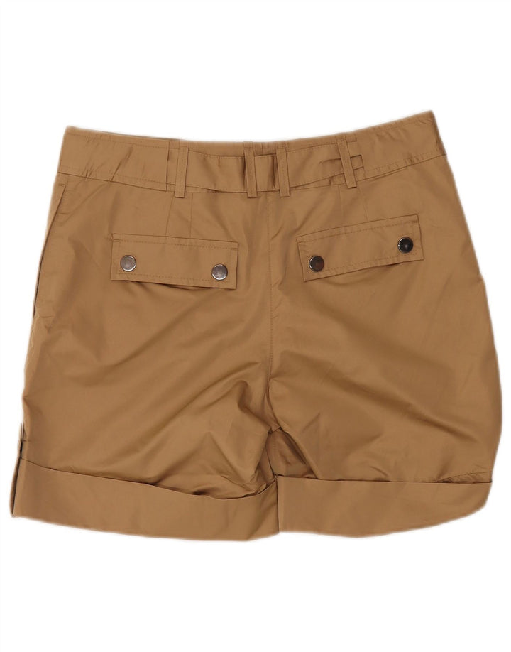 Massimo Dutti Shorts Cargo Mujer EU 40 Medium W30 Beige Poliéster
