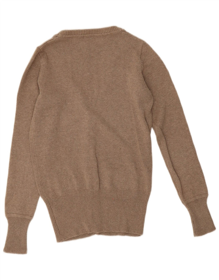 Zara Mujer Cárdigan Suéter UK 12 Gris Medio