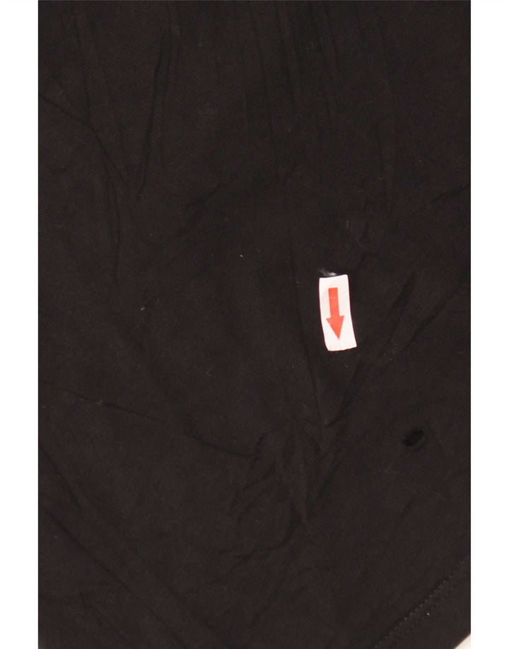 Lyle & Scott Camiseta para hombre Top Medium Black Cotton