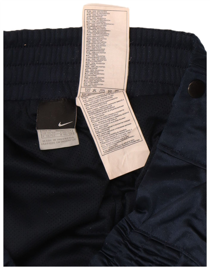 Pantalón De Chándal Nike Hombre Azul Marino Medio Poliéster Color Block