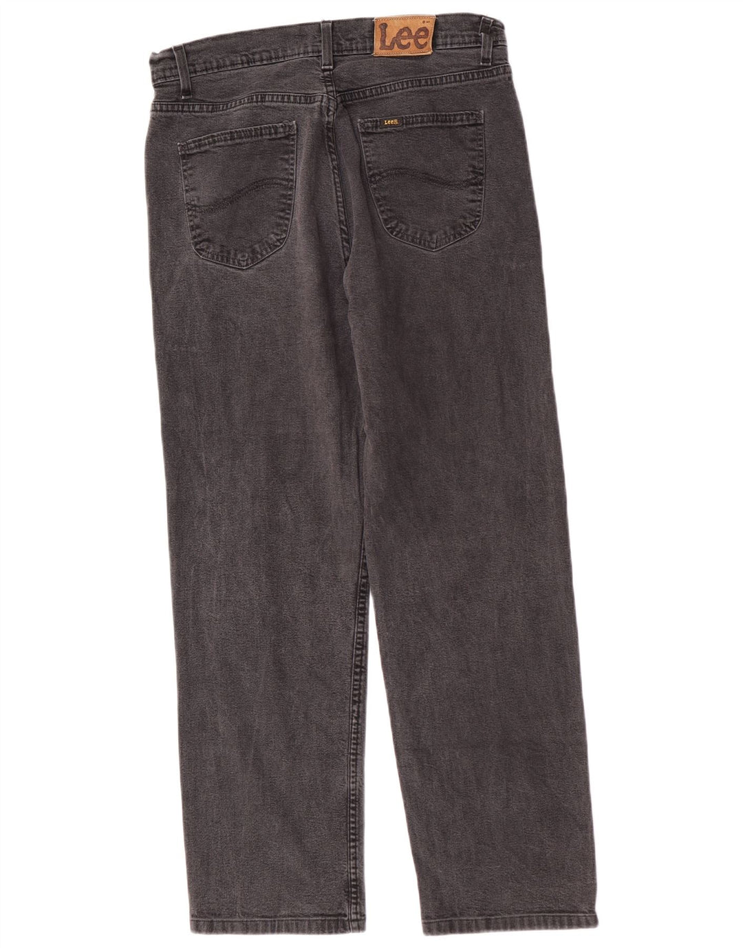 Lee Vaqueros Rectos Brooklyn Para Hombre W36 L30 Algodón Gris