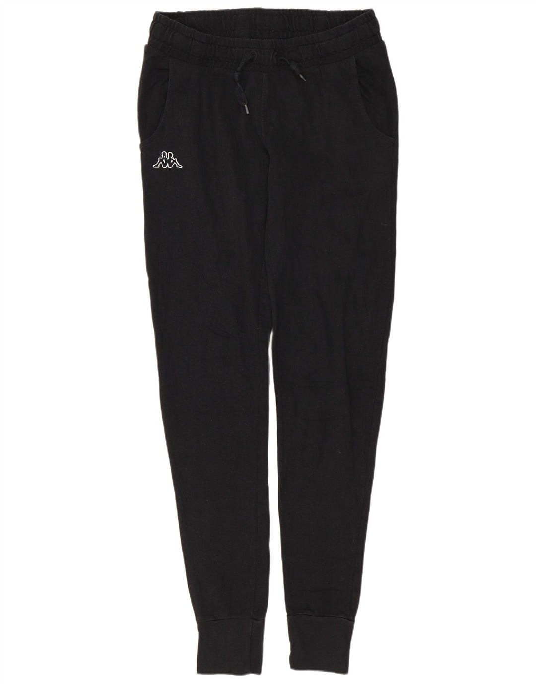 Pantalones De Chándal Kappa Mujer Joggers Large Negro Algodón