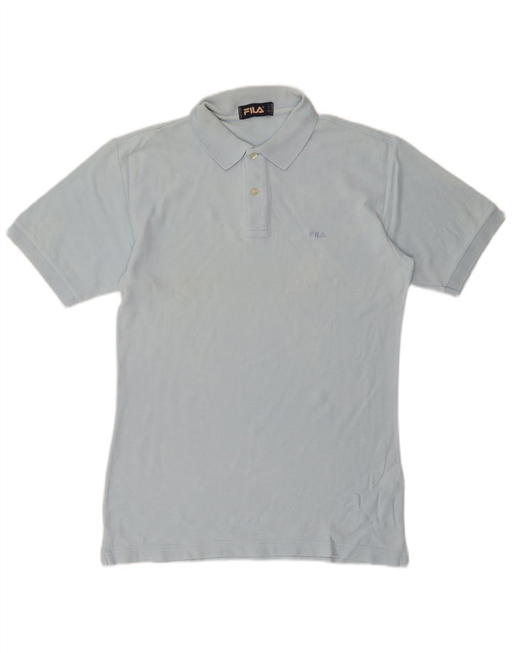 FILA Polo Hombre IT 50 Algodón Azul Medio