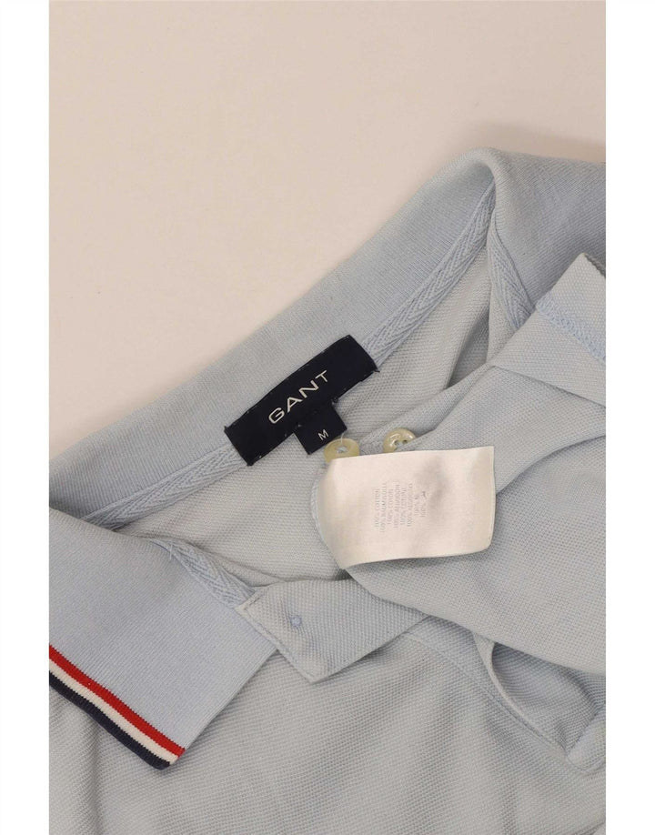 Polo Gant para hombre de algodón azul medio