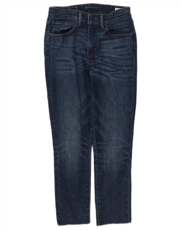 LEVI'S Vaqueros pitillo de talle alto para mujer W27 L24 Algodón azul