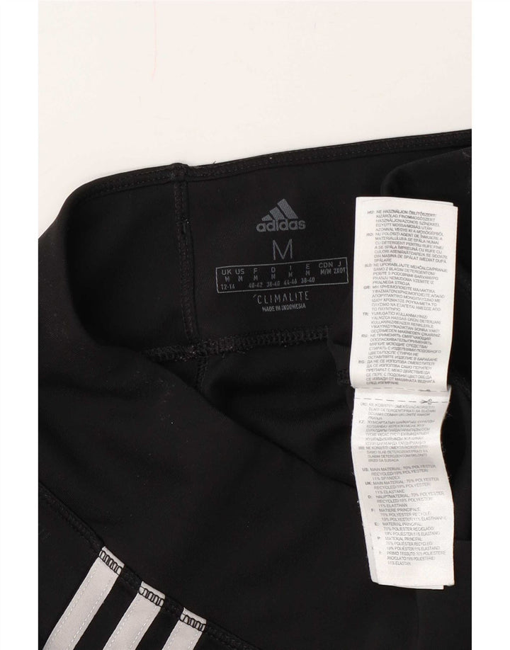 Adidas Leggings Climalite para mujer Reino Unido 12/14 Mediano Negro Poliéster