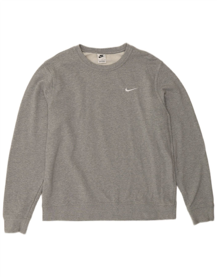Sudadera Nike Hombre Jumper XL Algodón Moteado Gris