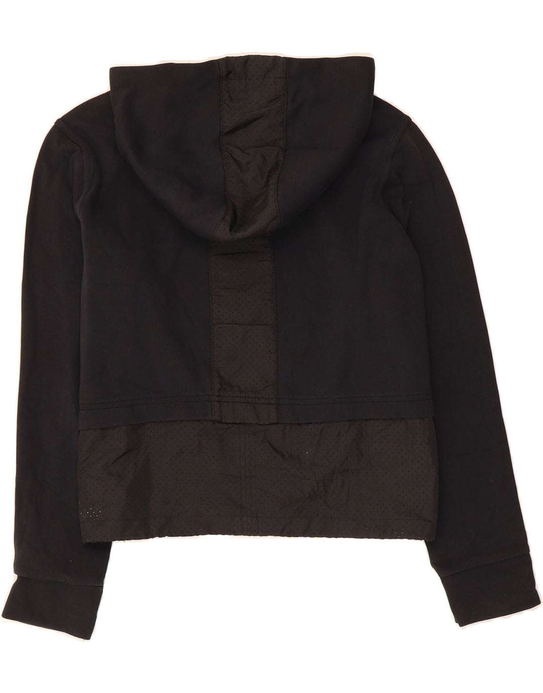 NIKE Womens Hoodie Jumper UK 16 Large Black Polyester Vintage Nike and Second-Hand Nike from Messina Hembry 