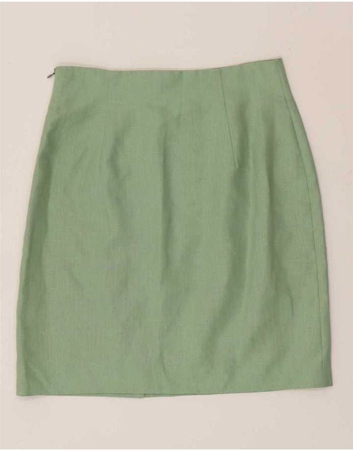 Cacharel Conjunto de falda de 2 piezas con doble botonadura para mujer IT 44 Medium W28 Verde