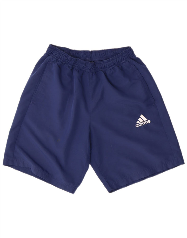 Pantalones cortos deportivos ADIDAS para hombre Poliéster azul marino medio
