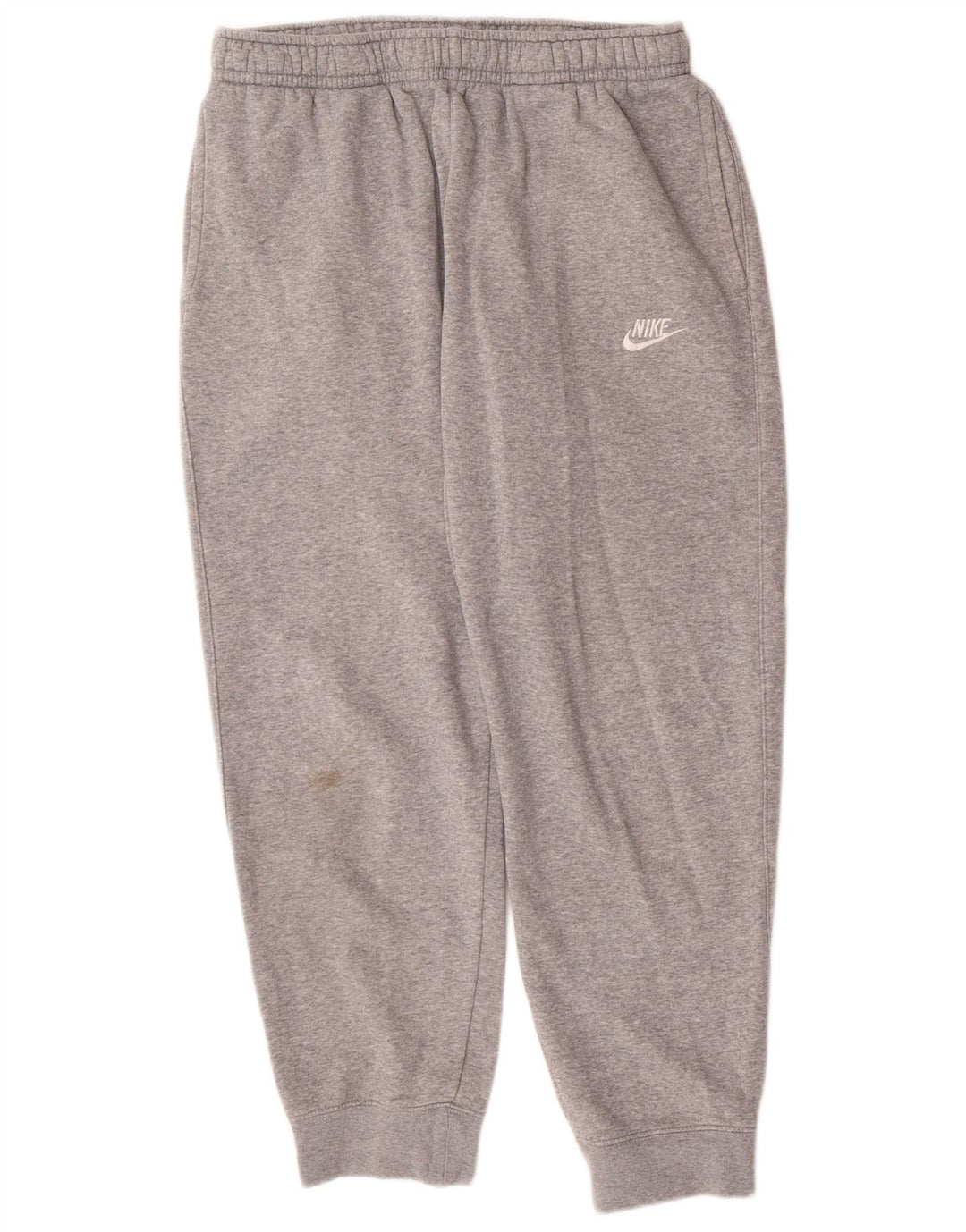 NIKE Hombre Pantalones de Chándal Joggers Gris Medio Algodón