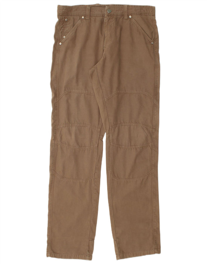 HENRY COTTONS Pantalón casual recto para hombre W34 L34 Algodón beige