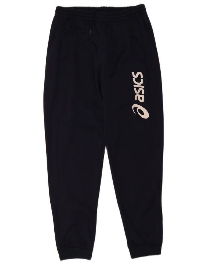 Asics Hombre Graphic Chándal Pantalones Joggers Medio Azul Marino Poliéster