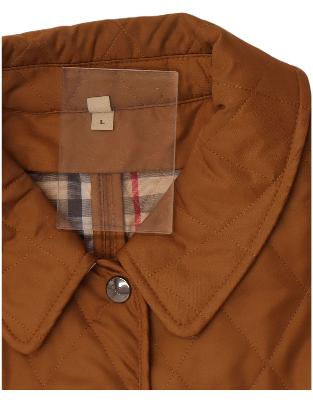 Burberry Chaqueta acolchada para mujer Reino Unido 46 Algodón beige grande