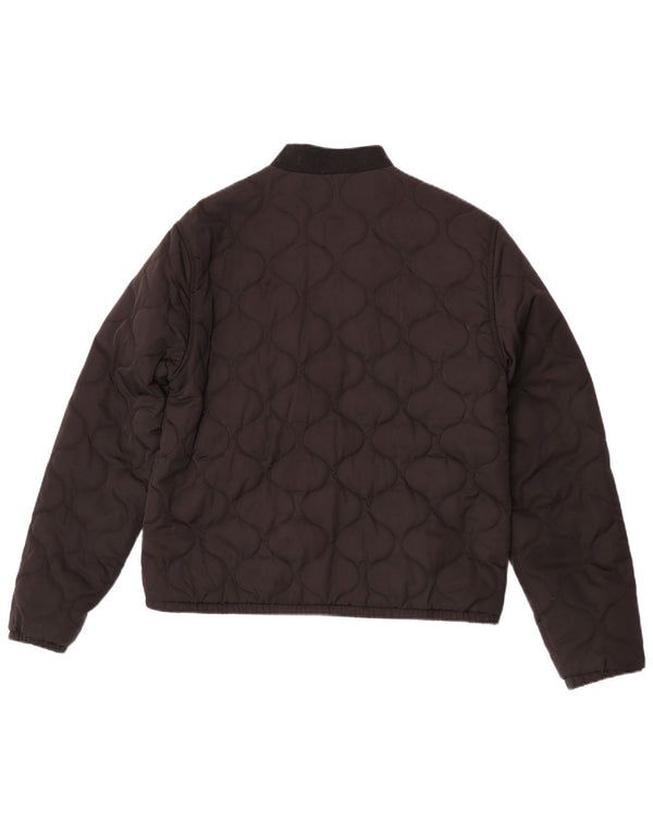 Vans Chaqueta acolchada para hombre UK 40 Grande Poliéster negro