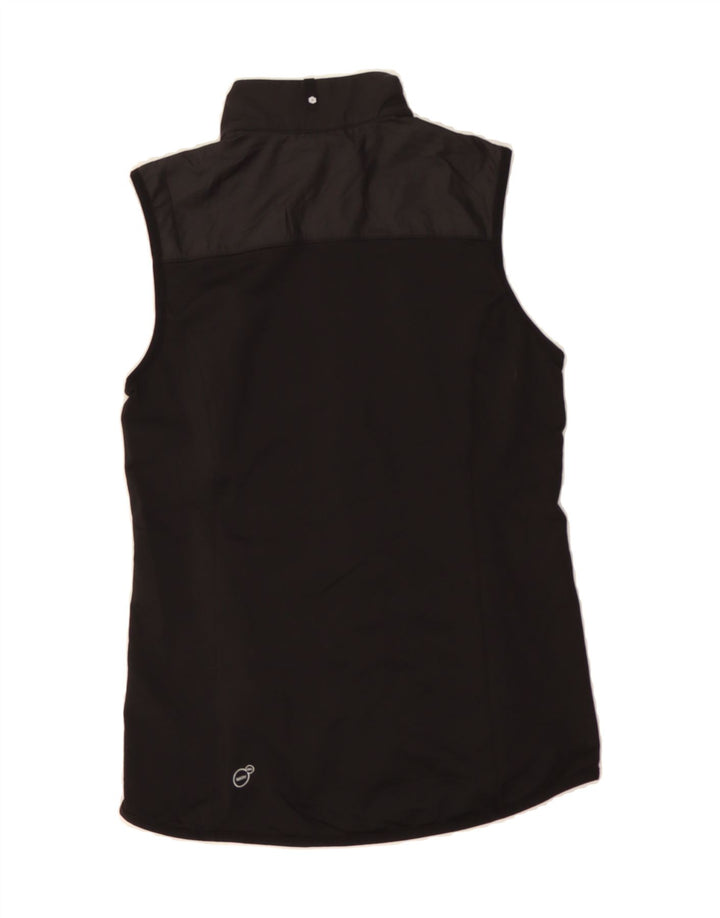 PUMA Womens Sleeveless Tracksuit Top Jacket UK 10 Small Black Colourblock Vintage Puma and Second-Hand Puma from Messina Hembry 