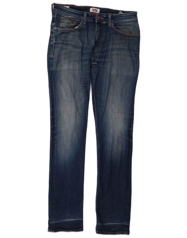 Tommy Hilfiger Vaqueros Slim para Hombre W31 L32 Algodón Azul