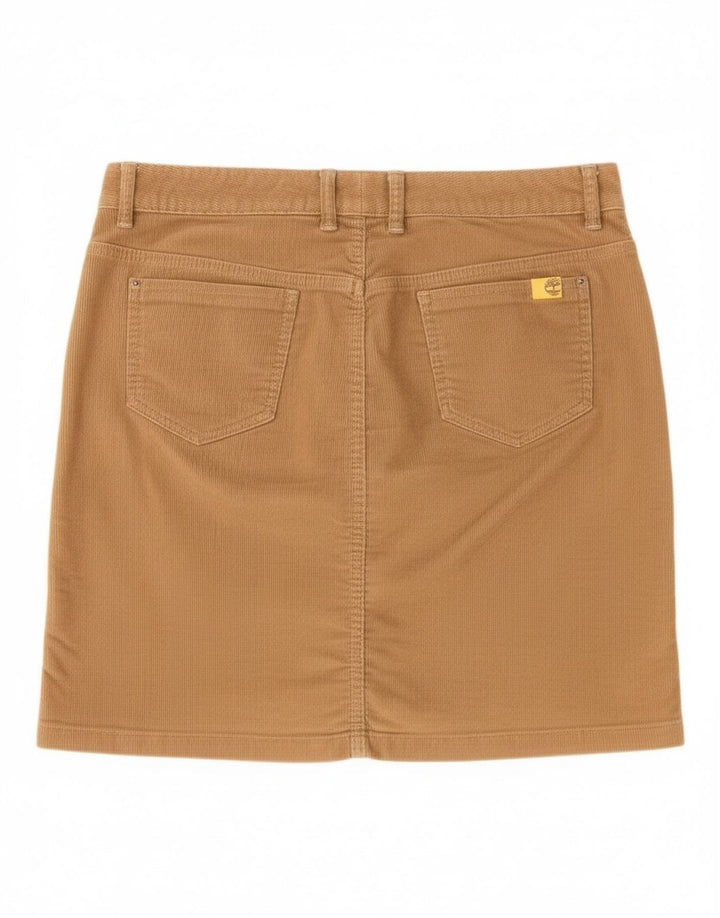 Falda De Pana Timberland Mujer W29 Algodón Beige Medio